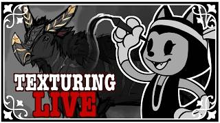 Texturing a Bull-Creature in 3DCoat! #4 (Game Dev LIVE)