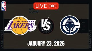NBA LIVE! LOS ANGELES LAKERS vs LOS ANGELES CLIPPERS | 2025-26 NBA SEASON | Jan. 23, 2026 | NBA 2K26