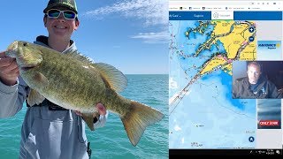 Lake St. Clair prespawn Smallmouth early spring " HOW TO"