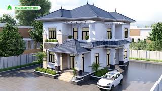 Biệt thự mái Nhật 2 tầng đẹp nhất | Công ty xây dựng uy tín Biên Hoà