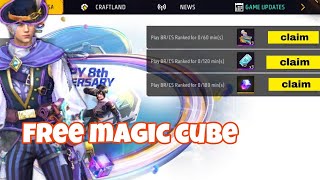 FREE MAGIC CUBE || happy 8th aniversary freefire max
