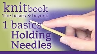 Knitbook: Holding Needles