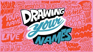 Can I Make Every Name Look Cool? Let’s Find Out Live