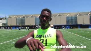 Jordan Lasley 2014 WR (Serra) UCLA Commit: B2G Elite Camp (Westwood, CA) - CollegeLevelAthletes.com