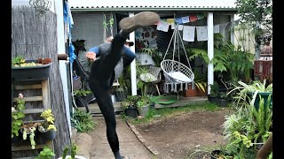 Fighting Workout - May 21 21 - Rnd 2 -Lots of Kicks