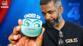 OnePlus Buds 4 🔥 Best Dual Driver TWS Under ₹5K? | 55dB ANC & Battery Beast #SBUS