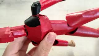 Making Paper Deadpool part 2.