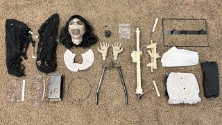 Instructional Setup of Dark Princess - Spirit Halloween 2024 prop