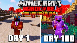 I Survived 100 Days in a MOOSHROOM Only World in Minecraft