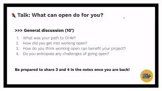 Open Hardware Makers [cohort 1] - Week 1 Cohort call  group A