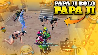 PAPA JI BOLO PAPA JI😂|| BGMI / PUBG FUNNY COMMENTARY GAMEPLAY #bgmi #roopgamingpb29