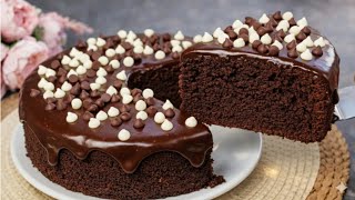 The chocolate cake that went viral very fast! Moist and made with the simplest ingredients.