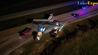 Semi Overturned on HWY 5 in Camdenton, MO | Oct 6th, 2025