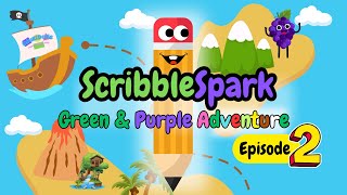 ScribbleSpark’s Farm Color Quest: Green & Purple Adventure!
