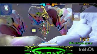 H4G shivam gamer free fire 🔥 (1vs2) coustom 😮❤️☠️💀