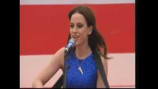 Amy Macdonald performs 'Pride' at the Olympic Athletes' Parade