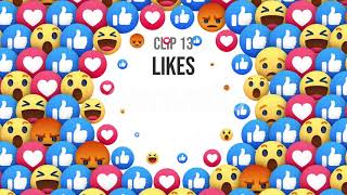 Facebook Reaction Transitions - 18 Clips - Stock Video