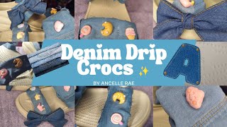 Denim Drip! Customizing Crocs with Style | Rae’s DIY Fridays 👟✨