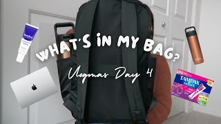WHAT'S IN MY BAG? - Vlogmas Day 4