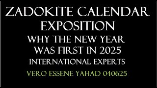Zadok Calendar Expo: Why Day 1 is Before the Equinox in 2025   Tina Black et al 040625.