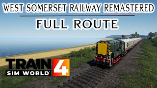 Train Sim World 4 - West Somerset Railway Remastered - The best railway sim ever - 4k Full Route
