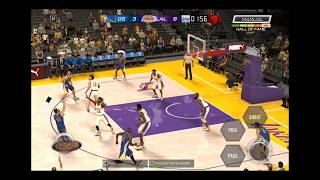 Warriors vs Lakers NBA 2K Mobile Rewind | Hall of Fame Difficulty | Curry Dunk & 3s
