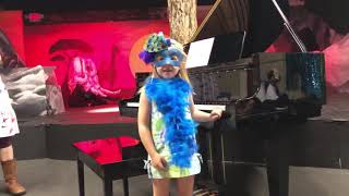 Lucy plays the bird