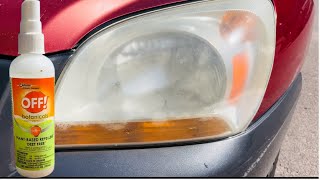 How To Easily Clean Your Car HeadLights With One Product/ HeadLight Restoration/ Stephanie McQueen