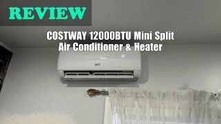 COSTWAY 12000BTU 115V Ductless Mini Split AC & Heater - Review 2025
