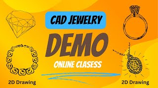 Online Class 2d cad jewelry || Recording Demo   #careerpointcreation