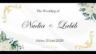 Live Walimatul Ursy "Nudia An Burika & Muhammad Labib Afza, S.Ag" | Kudus'13 Juni 2026
