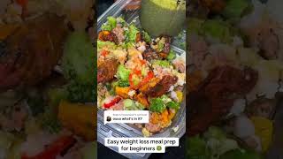 Weight loss meal prep for beginners 