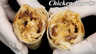 Chicken Burritos Recipe | Easy and Crispy Chicken Burritos for a Nice Dinner at Home