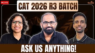 Live AMA: Meet Ravi Sir & Nikita Mam | Rodha R3 BATCH LAUNCH Mentors | CAT 2026