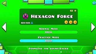 Hexagon Force 100% Geometry Dash
