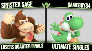 Smash Quarantine Series - Week 1! Singles Losers Quarter-Final: Sinister Sage vs. Gameboy34
