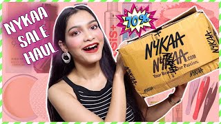 HUGE Nykaa Sale Haul 2021 | Upto 70% Off On Makeup & Skin Care | Tanya's Corner