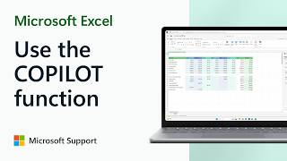 How to use the COPILOT function in Excel | Microsoft