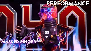 High Voltage sings “Iron Man” by Black Sabbath | THE MASKED SINGER | SEASON 14