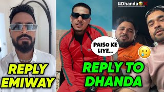 Dhanda Fans Disappointed 🤯 Thorat Reply To Emiway | Tony James Story On Emiway ?