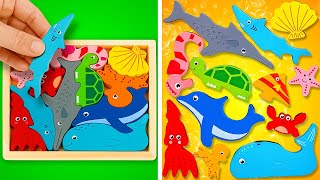 Learn Sea Animals and Colors 🐠🧩 | Fun Puzzle Learning for Kids