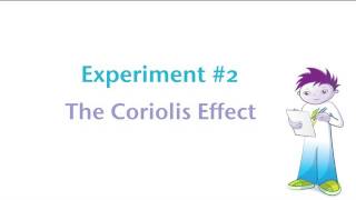Coriolis effect experiment