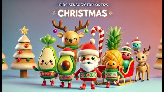 Hey Kids Sensory Explorers - Christmas Fruit Summer Dance Party! - Live Stream! Bear Sensory