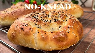 No-Knead Bread Recipe | 4 Ingredients, Soft & Fluffy Every Time