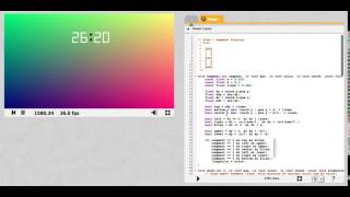 7 segment display shader