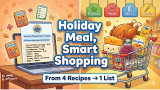 Using AI to Simplify Thanksgiving Shopping: A Step-by-Step Guide
