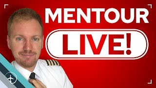 Live-stream with Mentour Pilot! Ask your Aviation questions now!