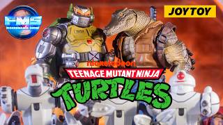 TMNT Metalhead Leatherhead and Roadkill Rodney Figures by JOYTOY Review #tmnt #joytoy