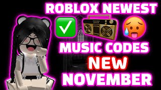 NEWEST Roblox Music Codes/IDs (NOVEMBER 2025)