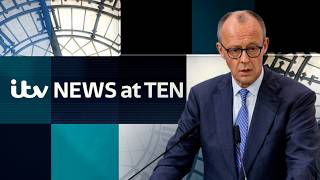 German Chancellor fires warning shot to Trump: Watch Friday's ITV News at Ten